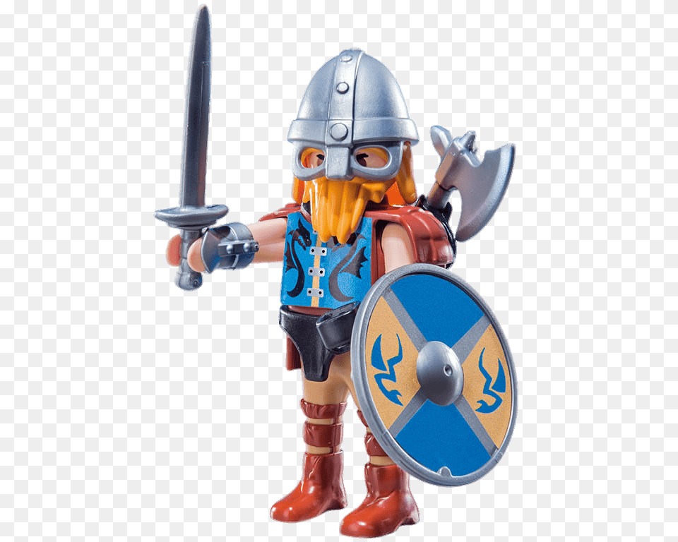 Playmobil Viking, Helmet, Person, Armor, Blade Free Transparent Png