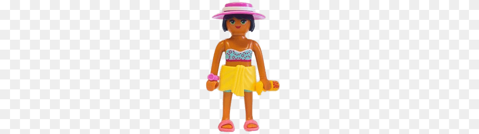 Playmobil Woman On The Beach, Doll, Toy, Child, Female Png