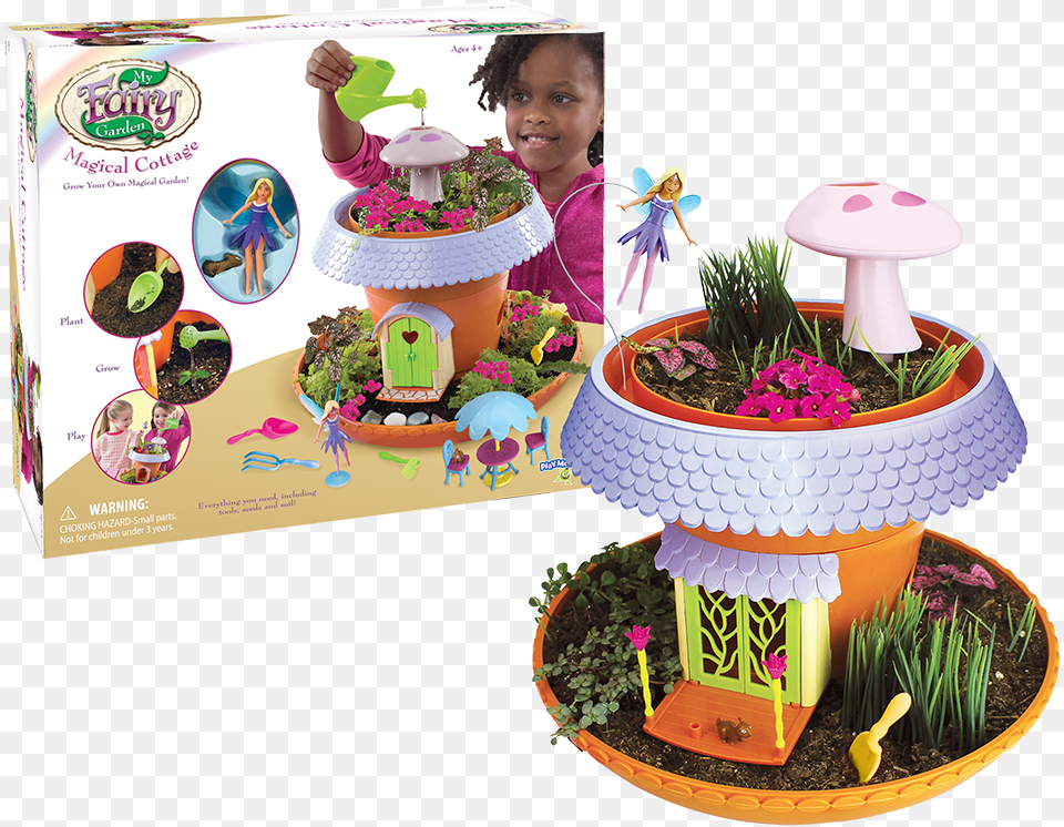 Playmonster My Fairy Garden, Potted Plant, Plant, Vase, Pottery Free Png