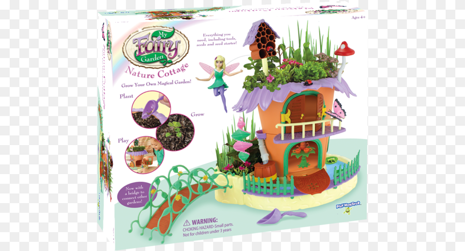 Playmonster My Fairy Garden, Child, Person, Girl, Female Free Png Download