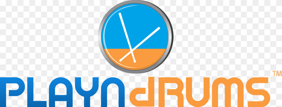 Playn Drums Circle, Analog Clock, Clock, Logo Png Image