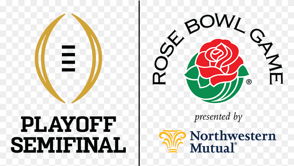 Playoff Semifinal At The Rose Bowl Game Presented By Graphic Design, Flower, Plant, Logo, Astronomy Free Transparent Png