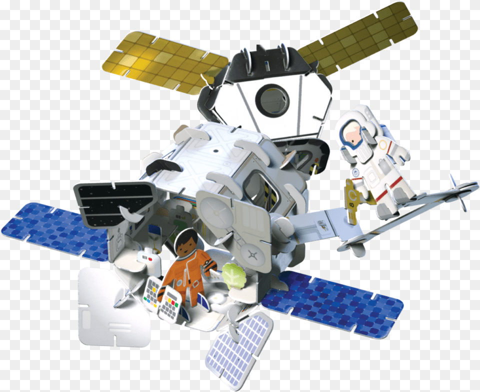 Playpress Eco Friendly Kids Playsets Space Station, Astronomy, Outer Space, Aircraft, Airplane Png