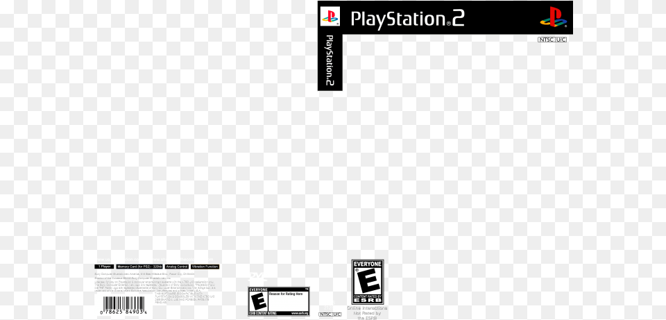 Playstation 2 Cover Template Download Ps2 Game Cover Template, Computer, Electronics, Pc, Computer Hardware Png Image