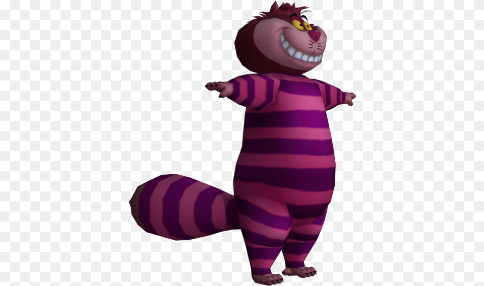 Playstation 2 Kingdom Hearts Cheshire Cat The Models Cheshire Cat Kingdom Hearts, Purple, Cartoon, Baby, Person Png Image