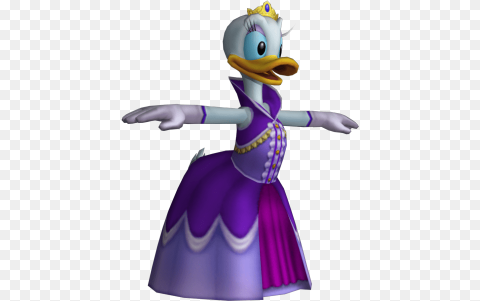 Playstation 2 Kingdom Hearts Daisy Duck The Models Daisy Kingdom Hearts, Purple, Child, Female, Girl Png Image