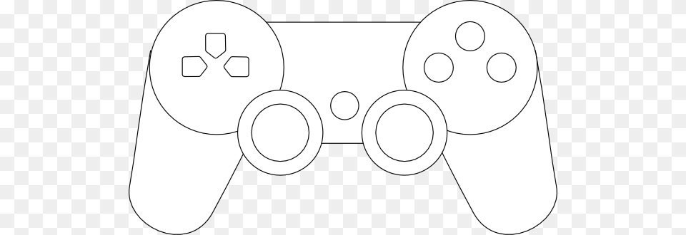 Playstation 3 Controller Outline, Electronics, Joystick Png