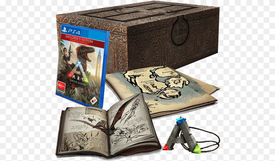 Playstation 4 Ark Collector39s Edition, Book, Publication, Person Png Image