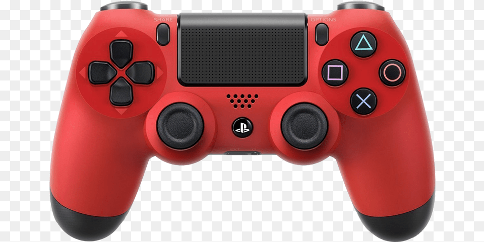 Playstation 4 Controller Red Dualshock, Electronics, Speaker, Joystick Free Png Download