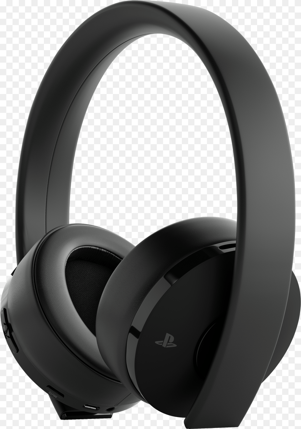 Playstation 4 New Gold Wireless Headset Black Best Bluetooth Headphones Bass, Electronics Png Image