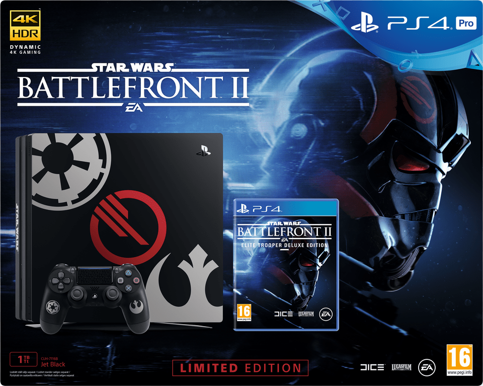 Playstation 4 Pro Star Wars Battlefront 2 Special Edition Playstation 4 Battlefront Free Transparent Png