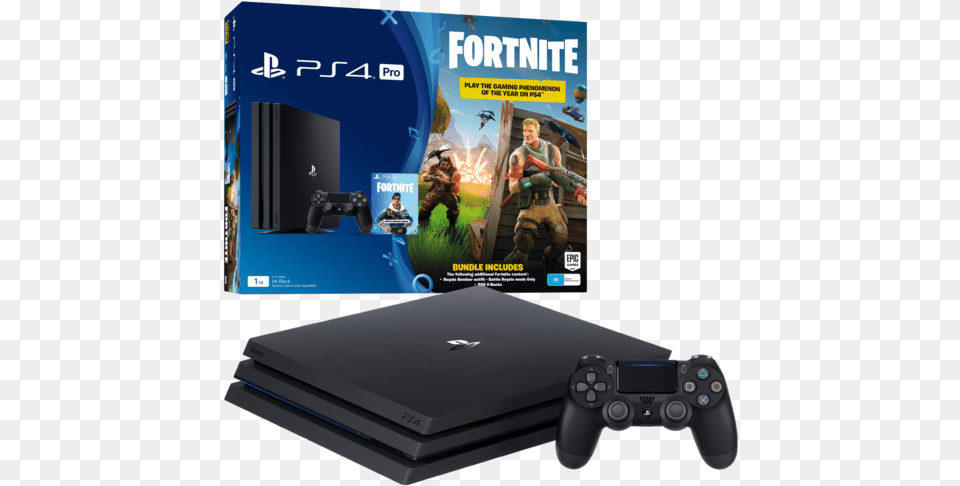 Playstation 4 Pro With Fortnite, Electronics, Boy, Child, Male Free Transparent Png