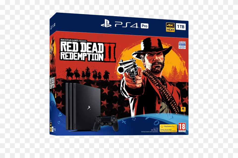 Playstation 4 Red Dead Redemption 2 Bundle, Adult, Man, Male, Person Png Image