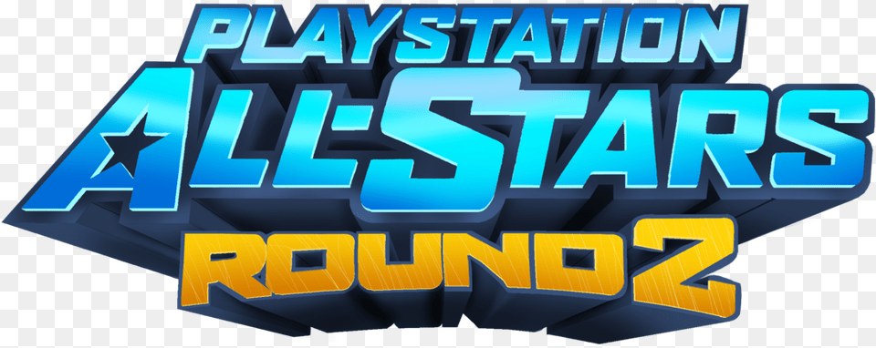 Playstation All Stars Round 2 Fan Made Logo By Playstation All Stars Battle Royale Logo, Text, Dynamite, Weapon Png Image