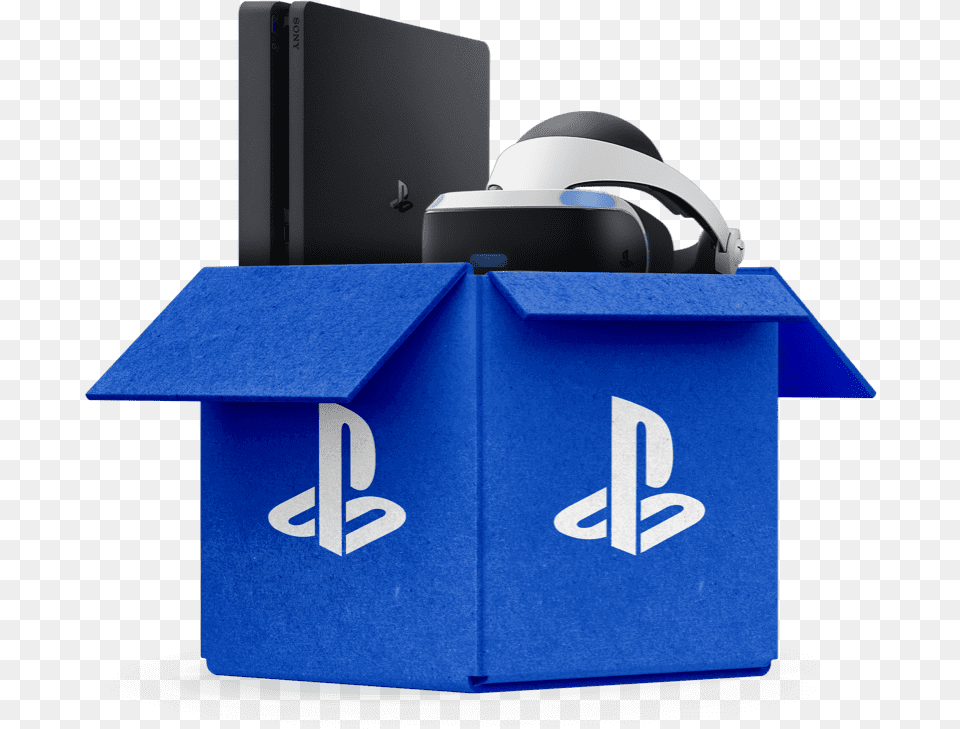 Playstation Box 25 Online Mystery Boxes By Hypedrop Mystery Box Game Ps4, Helmet, Mailbox, Vr Headset, Cardboard Free Transparent Png