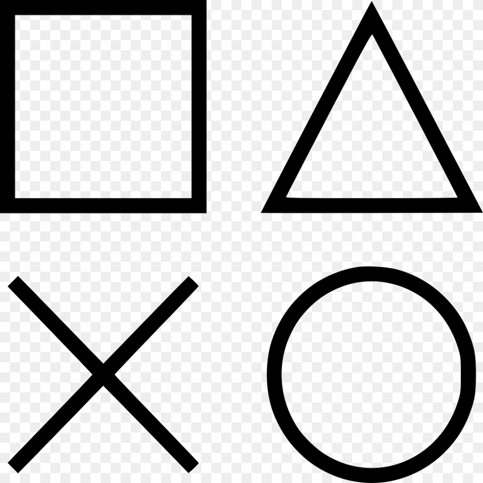 Playstation Buttons Play Video Gaming Comments Icon, Triangle, Symbol Free Png