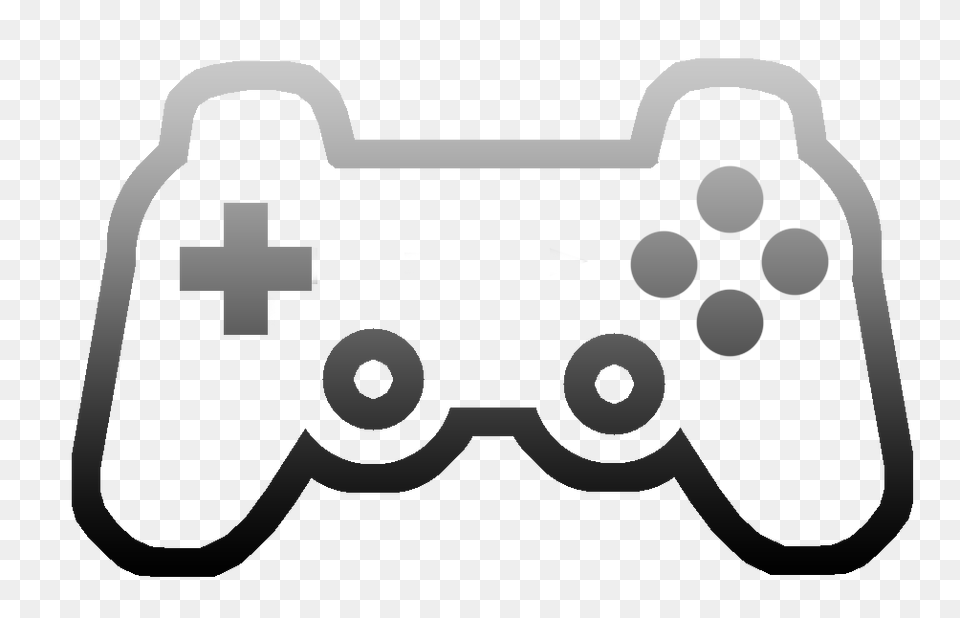 Playstation Controller Clipart, Gray, City, Blackboard Free Png Download
