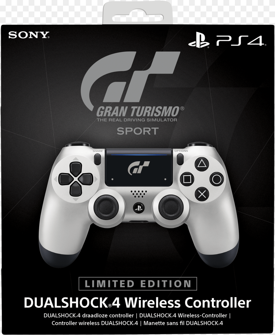 Playstation Dualshock 4 Controller Gt Sport Limited Ps4 Gran Turismo Controller, Advertisement, Camera, Electronics, Poster Free Transparent Png