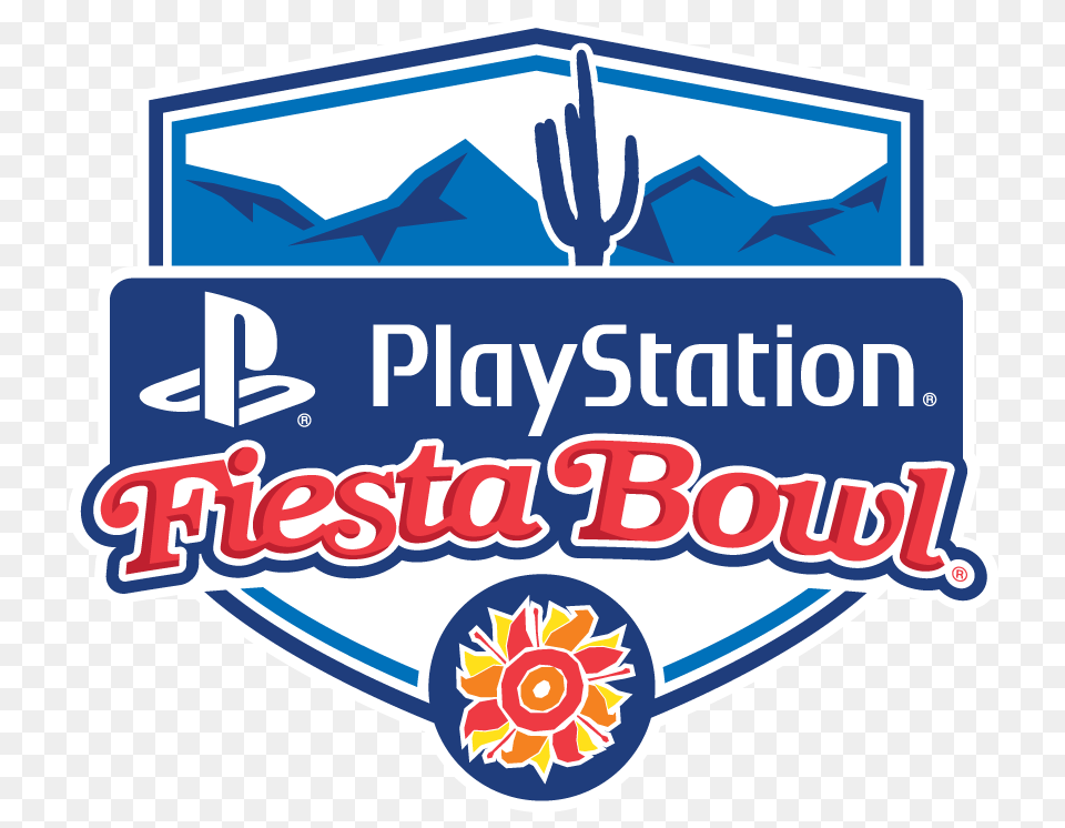 Playstation Fiesta Bowl, Badge, Logo, Symbol, Emblem Png