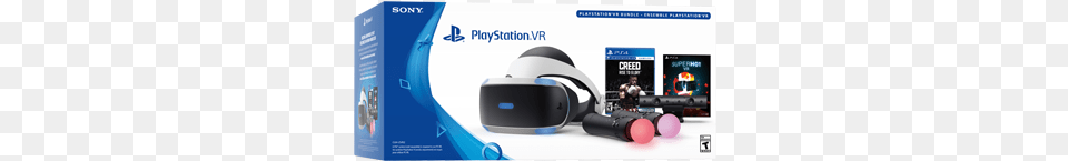 Playstation Vr Bundle With Creed Amp Superhot Playstation 4 Vr Bundle Skyrim, Advertisement, Computer Hardware, Electronics, Hardware Png Image