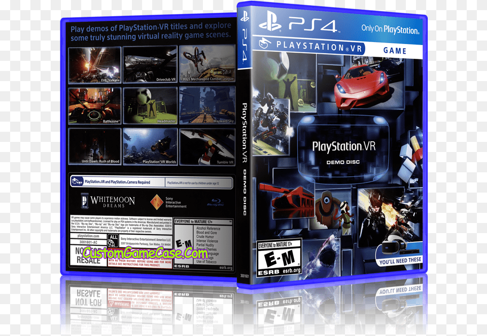 Playstation Vr Demo Ps4 Cover 3d Ps Vr Demo Disc, Advertisement, Poster, Car, Vehicle Png Image