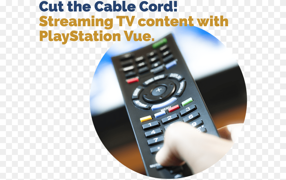 Playstation Vue Feature Phone, Electronics, Remote Control, Person Png
