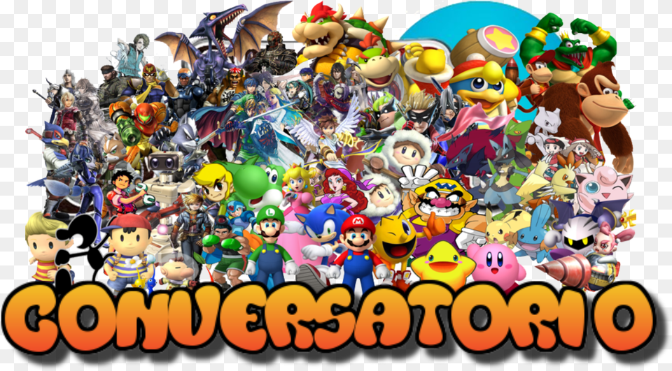 Playstation Xbox Nintendo Characters Download Super Smash Bros Characters, Baby, Person, Face, Head Png Image