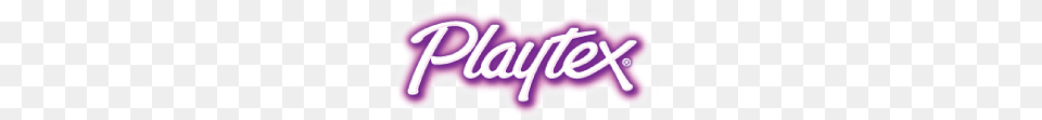 Playtex Logo, Purple, Light Free Png
