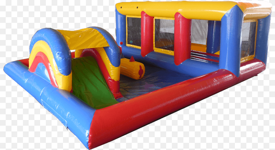 Playzone With Bouncing Bed Amp Roofed Ball Pond Inflatable, Play Area, Indoors, Car, Transportation Png Image