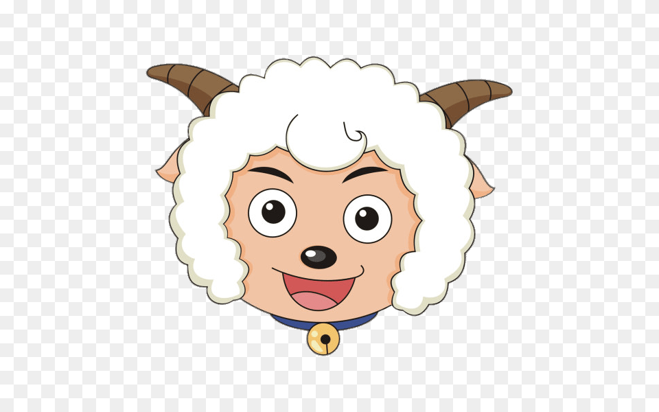 Pleasant Goat Head, Face, Person, Baby Free Transparent Png