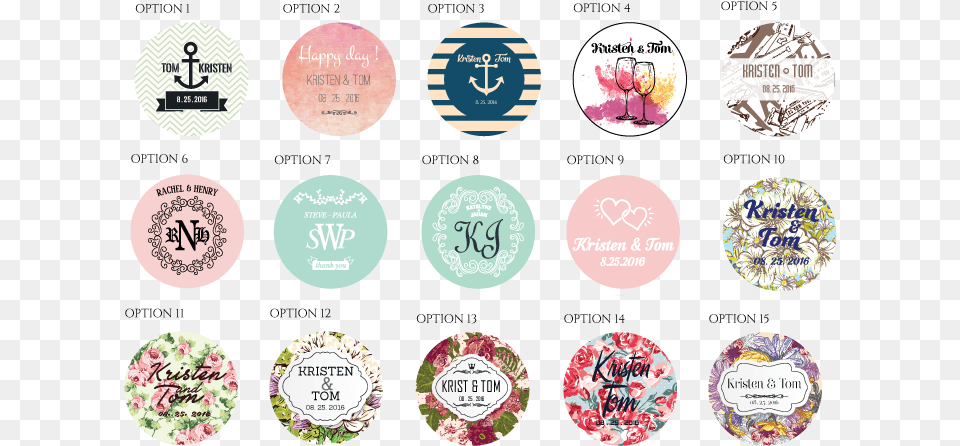 Please Choose The Monogram Style You Want From The Circle, Badge, Logo, Symbol, Sticker Png