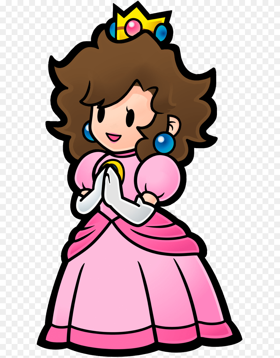 Please Don T Pay Attention To The Crust Along The Edges Princess Peach Paper Mario, Baby, Person, Book, Comics Free Transparent Png
