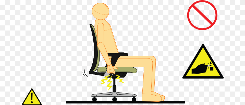 Please Don39t Put Your Fingers Into The Gaps Of Revolving Don T Stand On A Chair, Adult, Female, Person, Woman Png