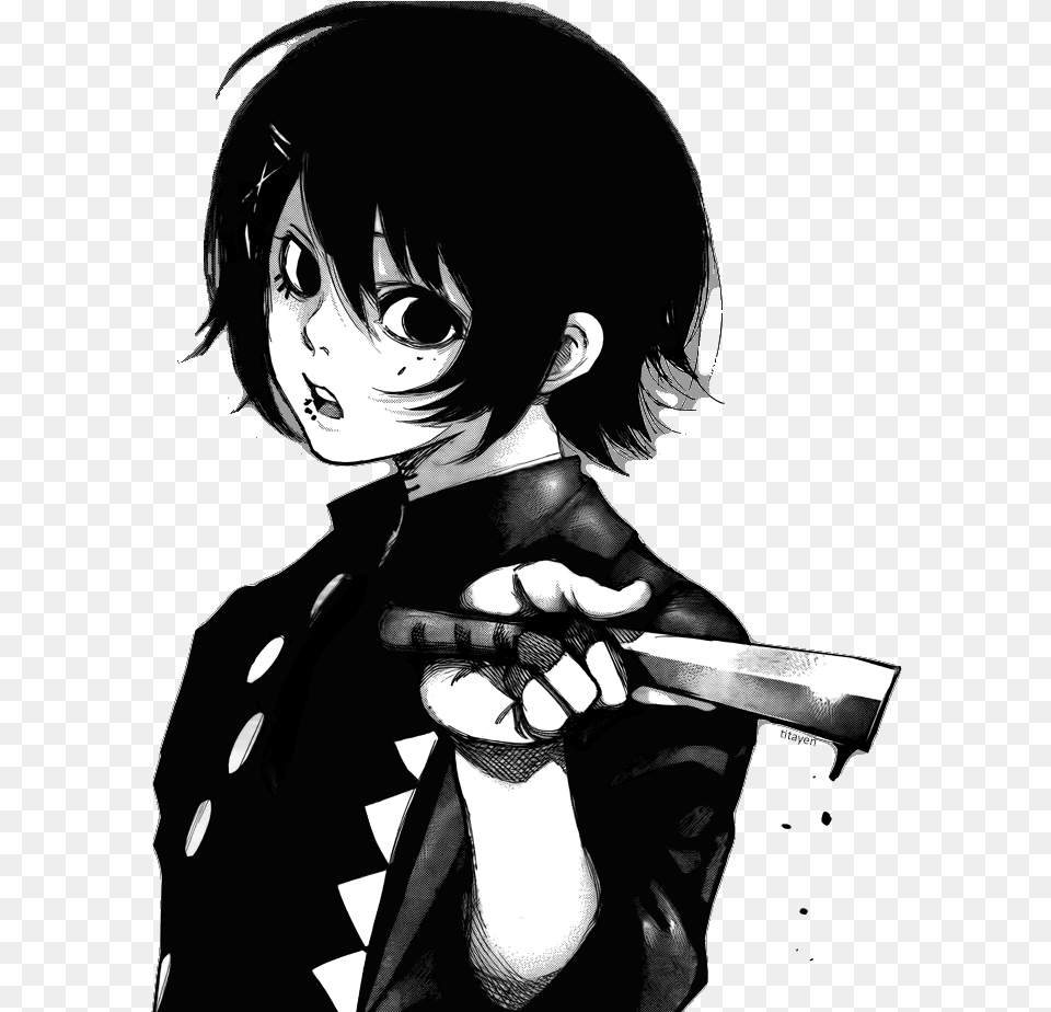 Please Enjoy Transparent Suzuya For Your Lovely Blogs Juuzou Tokyo Ghoul Re Cosplay, Publication, Book, Comics, Manga Free Png