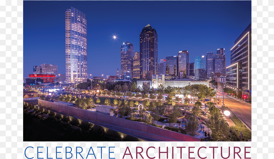 Please Join Aia Dallas On April 2 2015 For Celebrate Cityscape, Architecture, Tower, Neighborhood, Metropolis Free Png Download