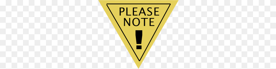 Please Note, Sign, Symbol, Road Sign Free Png