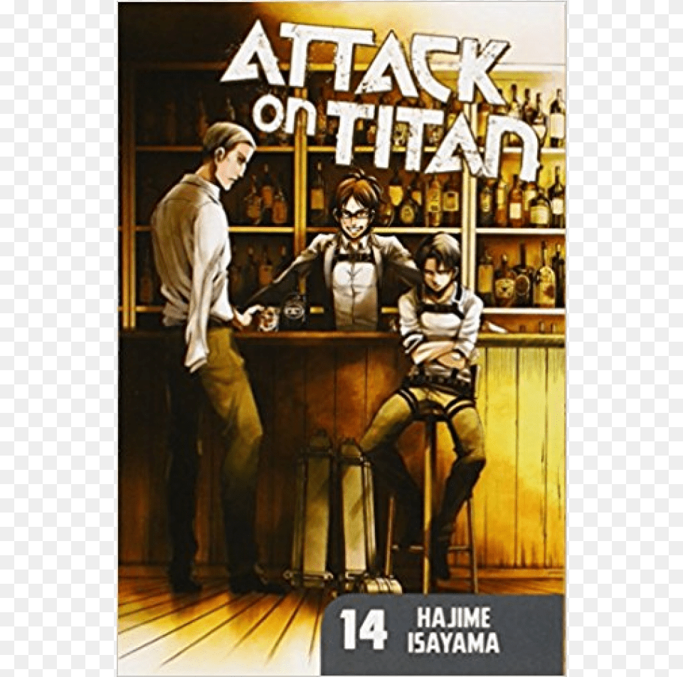 Please Note Attack On Titan, Publication, Book, Person, Man Png Image