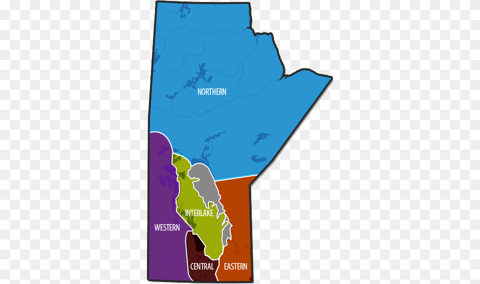 Please Select A Region From The Map Below To See Club Map Of Manitoba Regions, Chart, Plot, Nature, Land Free Transparent Png