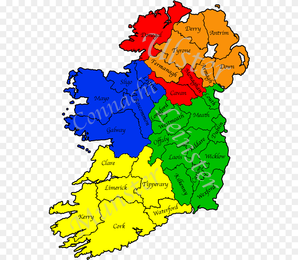 Please Select Your Province Map Of Ireland And Provinces, Atlas, Chart, Diagram, Plot Free Png