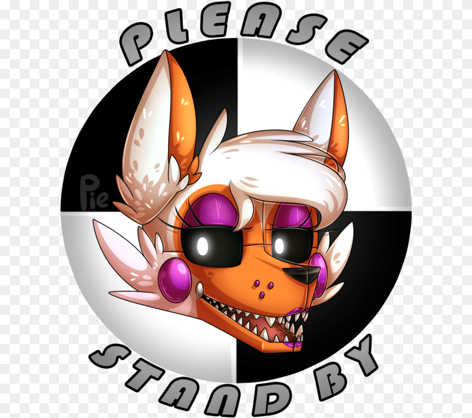 Please Stand By Please Stand By Lolbit Drawings, Art, Book, Comics, Publication Free Png