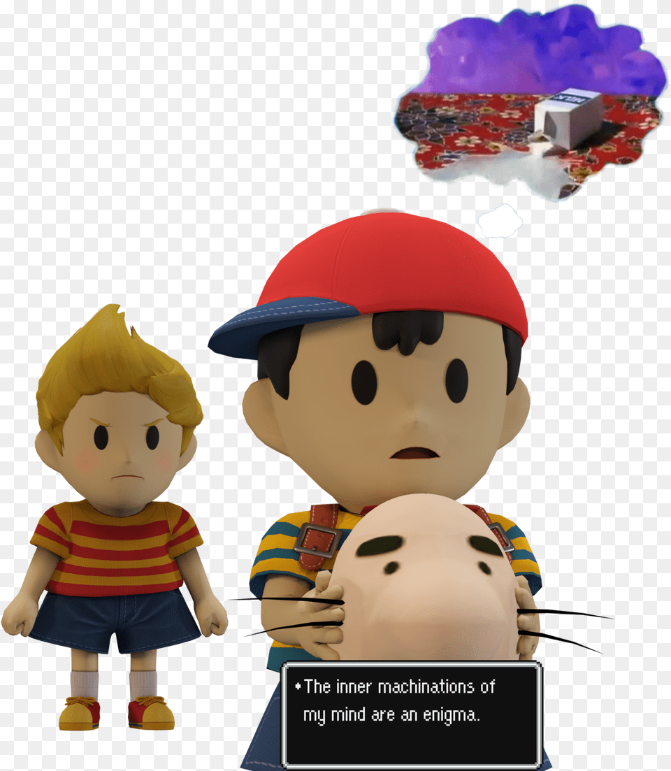 Please Tell Me This Has Been Done Before Earthbound Ness Meme, Baby, Person, Face, Head Free Png Download