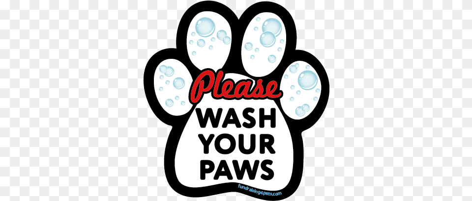 Please Wash Your Paws Paw Magnet New Wash Your Paws Sign, Smoke Pipe Png