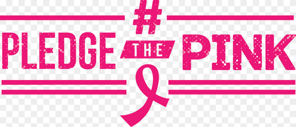 Pledge The Pink Horizontal Logo Pledge The Pink, Symbol, Text Png Image