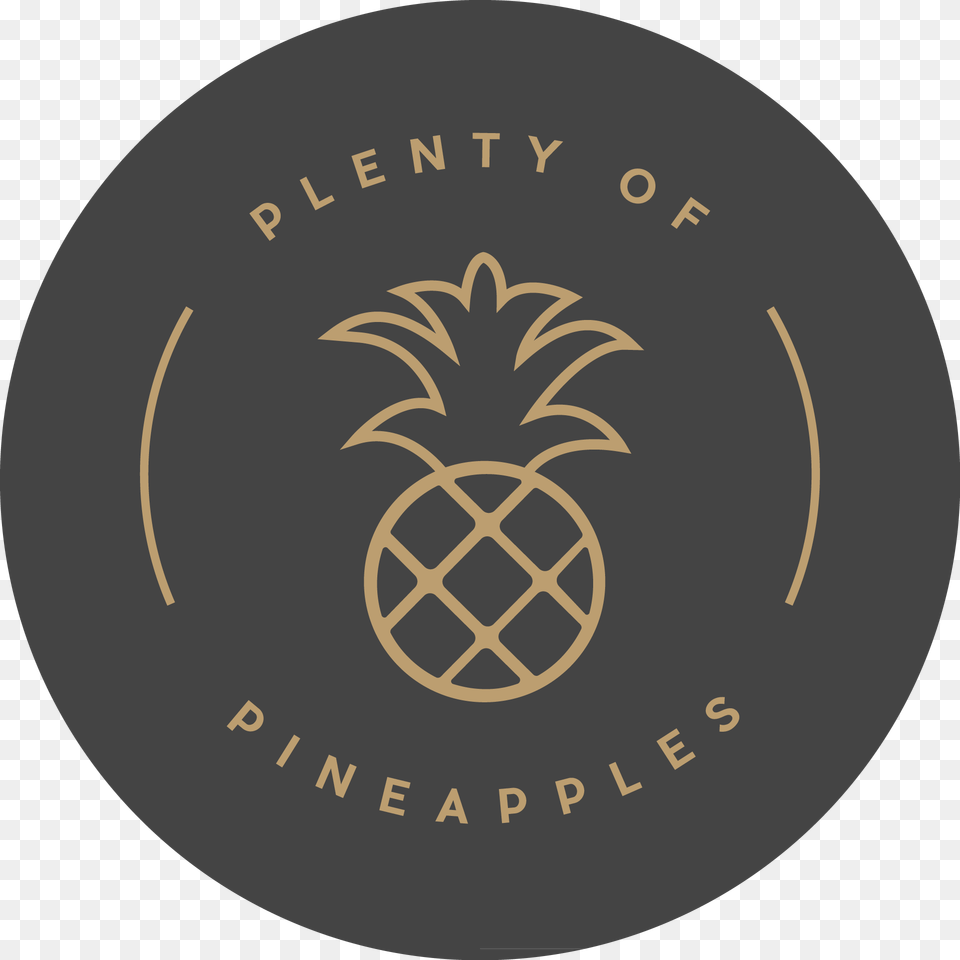 Plenty Of Pineapples Pineapple, Disk, Emblem, Symbol, Logo Free Transparent Png