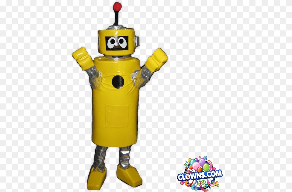 Plex Yo Gabba Clown, Robot, Toy Png