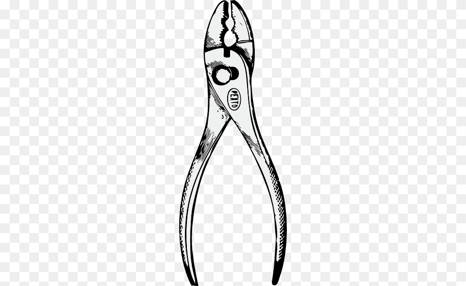 Pliers Outline Outline Outlines And Clip Art, Device, Tool, Bow, Weapon Png