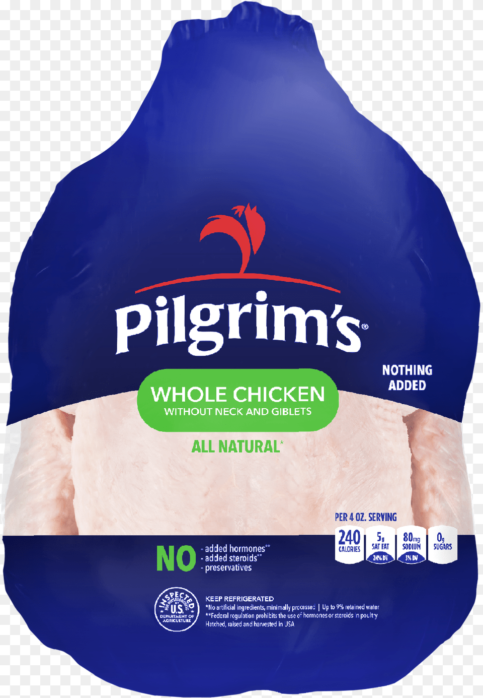 Pligrims Boneless Skinless Chicken Thighs With Bacon, Food, Meat, Pork, Person Free Png