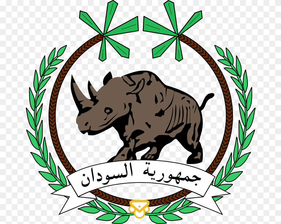 Plikcoat Of Arms Of Sudan Pre Wikipedia Wolna, Animal, Wildlife, Person, Mammal Free Png