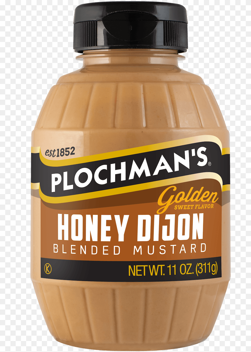 Plochman S Honey Dijon Mustard In 11oz Barrel Bottle Chocolate Milk, Food, Peanut Butter, Ketchup Free Png Download