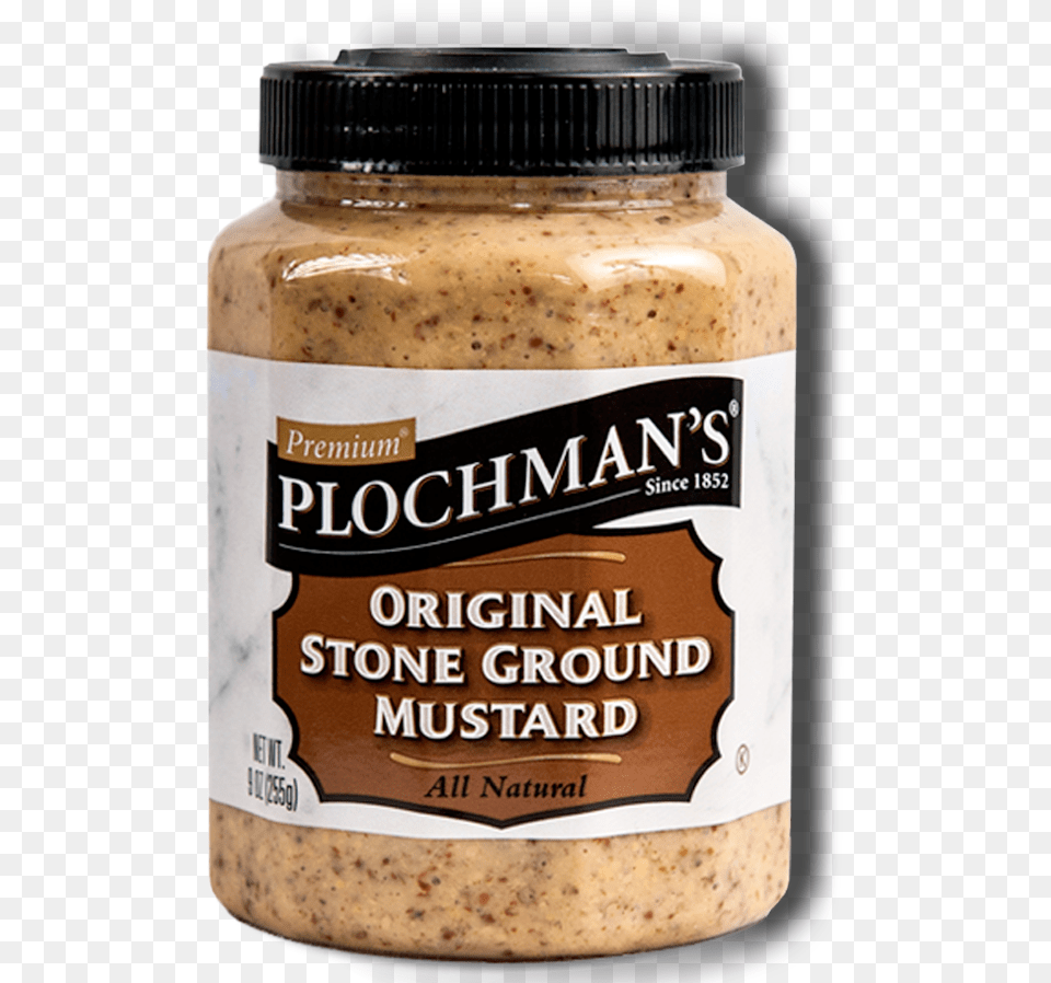 Plochman S Premium Original Stone Ground Mustard Plochman39s Original Stone Ground Mustard, Food, Can, Tin Free Png Download